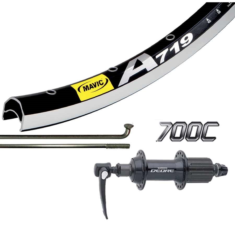 Wheel Shop, Mavic A719 Black/ Shimano 