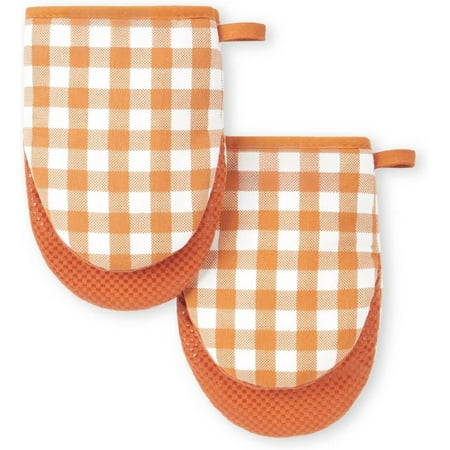 

Gingham Mini Oven Mitt 2-Pack Set 5.5 x8