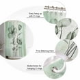 thumbnail image 4 of Shower Curtain, Vintage Flower Sage Green Gradient Waterproof Shower Curtain Set with Hooks for Bathroom Showers,Stalls and Bathtubs,36x72In Abstract Floral Art, 4 of 8