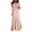 Pink, variant on Abcnature Women's Pleated Maxi Button Down Shirt A-line Dress,High Waist Long Dress Summer Solid Color Button Bandage Dress Cocktail Party Elegant Dress,Evening Dress for Women L