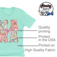 thumbnail image 4 of Floral Mama Shirt Mother's Day Flower Design Casual Short Sleeve Shirt ( X-Large, Mint), 4 of 4