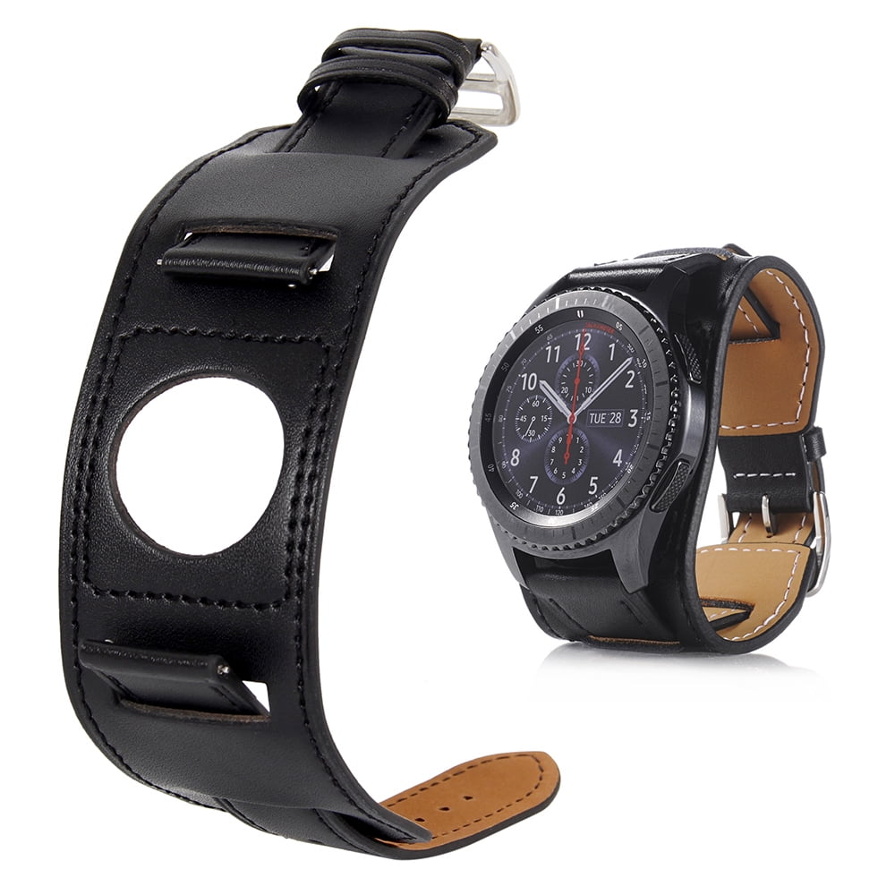 Willstar - Willstar Genuine Leather Wrist Strap Band For Samsung Gear S3 22mm Galaxy Watch 46mm