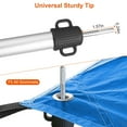 thumbnail image 6 of Moclever 2Pcs Telescoping Tarp Poles, Portable Aluminum Awning Poles, 3-7.5ft Adjustable Telescopic Tarp Tent Rods for Shelter Hammock Rain Fly Awning Canopy, 6 of 9
