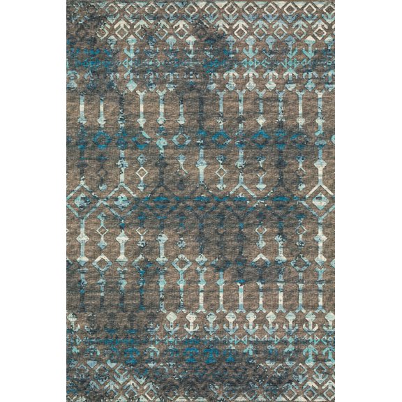 Dalyn Brisbane Area Rug BR8 Br8 Sable Sable Faded Diamonds 8' x 10' Rectangle