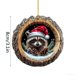 thumbnail image 3 of Adornos Navideños de Animales, Estampados de Animales para Árbol de Navidad, Adornos Acrílicos, Decoraciones de Animales Del Bosque, Navidad, 3 of 7
