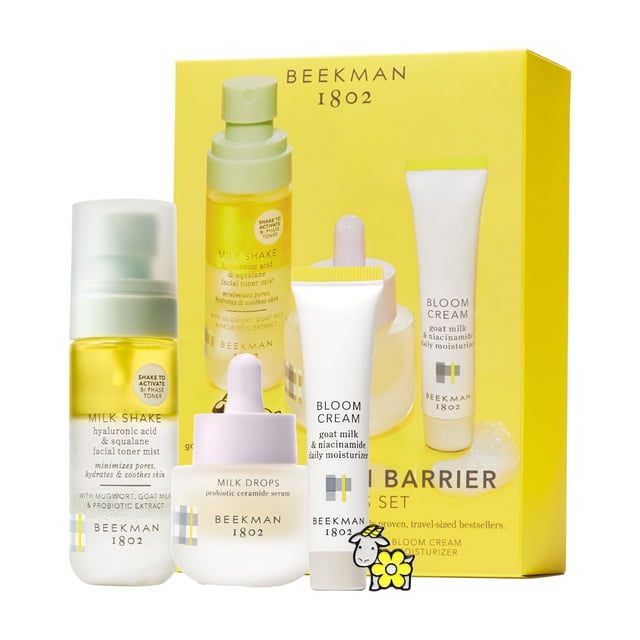 Set de cuidado de la piel Beekman 1802 Goat Milk Minis «Kid» con tónico y sérum
