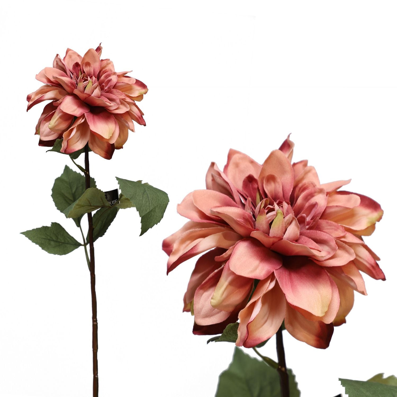 Danson Décor, Tige de Fleur Dahlia, Rose 30 Pouces - 12 Unités