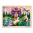 thumbnail image 2 of Melissa & Doug Fairy Fantasy Wooden Jigsaw Puzzle With Storage Tray (48 pcs), 2 of 2