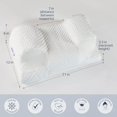thumbnail image 6 of YourFacePillow Cervical Neck Pillow for Sleeping, Cooling Memory Foam Cervical Pillow, Ergonomic Pillow with Contoured Support for Side, Stomach and Back Sleepers Without Satin case, 6 of 6