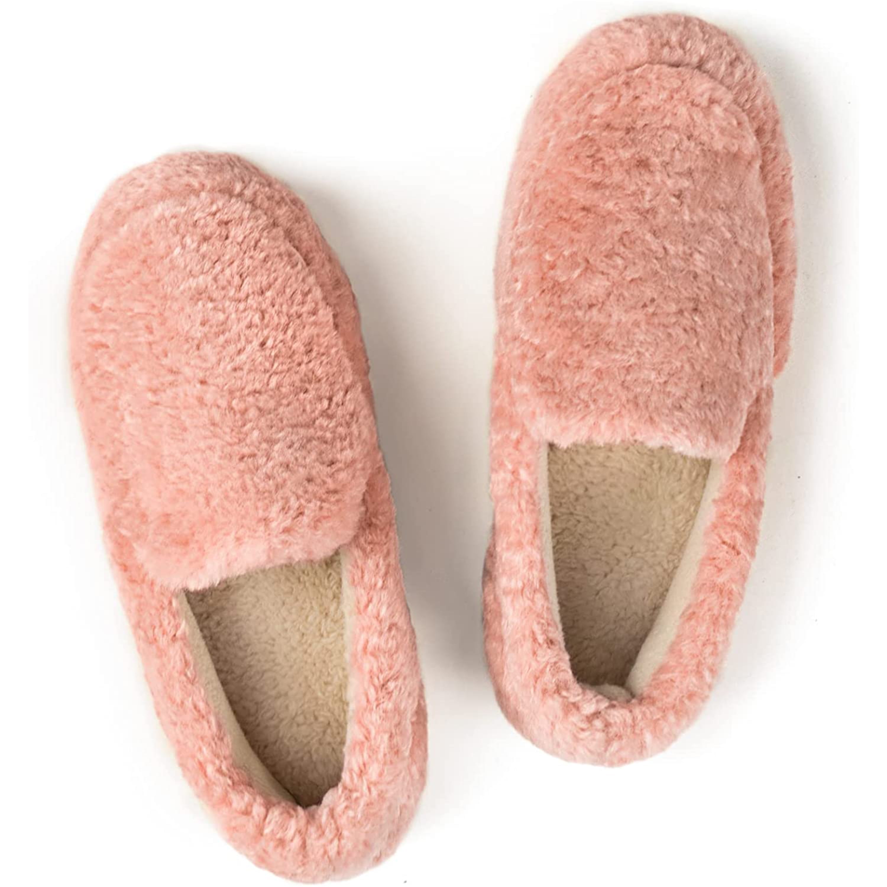 Rockdove women s lillian faux fur moc slipper walmart