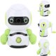 thumbnail image 3 of Manual pencil sharpener, green robot shaped pencil sharpener, children's single hole, school, classroom, home, artist, 3 of 5