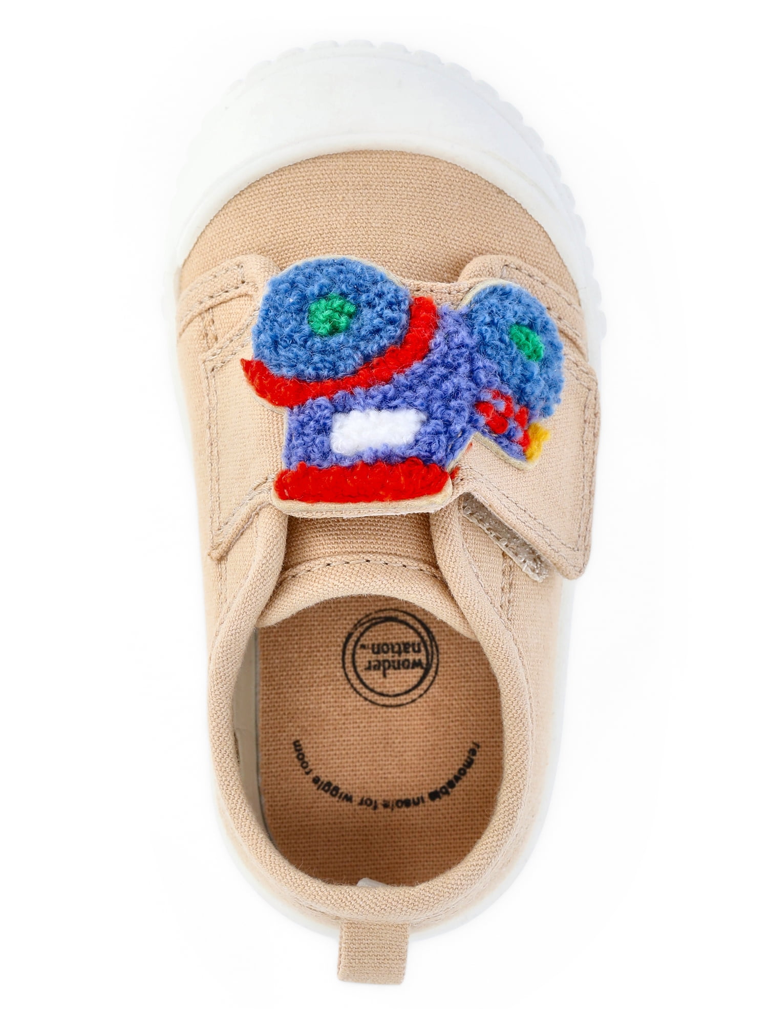 Wonder Nation Baby and Toddler Boys Bump Toe Sneakers with Adjustable Strap