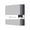 Multi Grey - Small - 3, variant on Flexible Plastic Cutting Boards Mats for Kitchen, Flexible Non Slip Cutting Mat, Thin Cutting Sheets, BPA Free, Dishwasher Safe, Multi Sizes