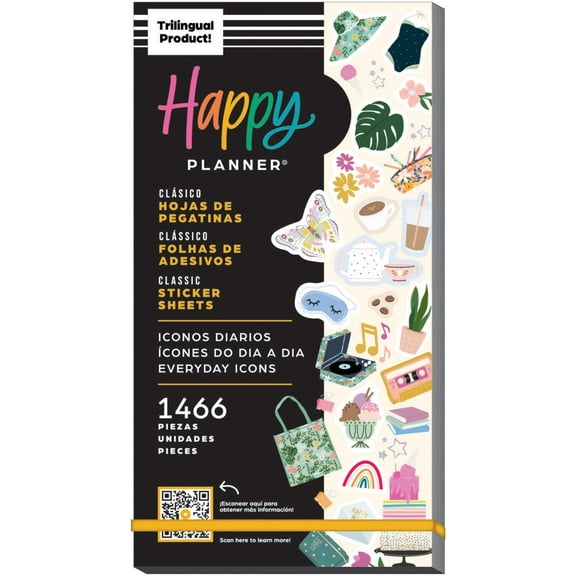 Happy Planner Sticker Value Pack 30/Sheets-Everyday Icons Classic