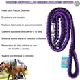 thumbnail image 2 of Correa y Collar Trenzados para Perros Grandes Amigos Peludos, Color Bitono, 1 Juego, 2 of 6