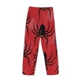 thumbnail image 3 of Lsque Spider Print Men's Pajama Pants, Lounge Pant - Comfortable Home Wear,Elastic Waistband, Stylish Design-XX-Large, 3 of 9