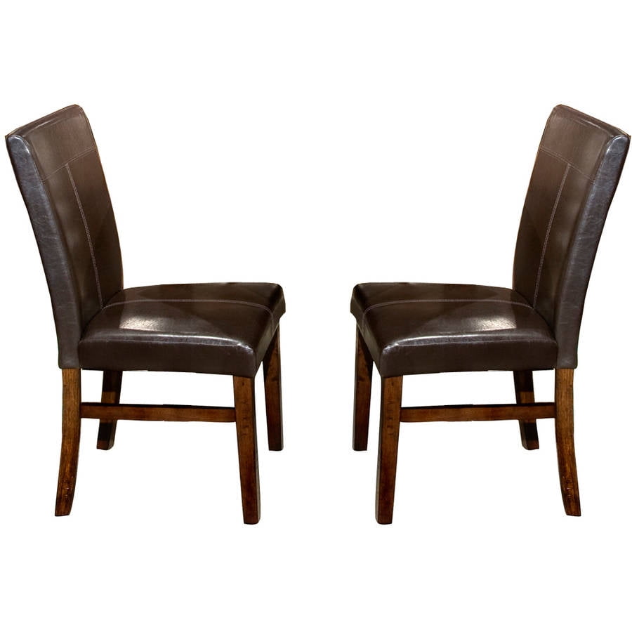 White Leather Dining Chairs