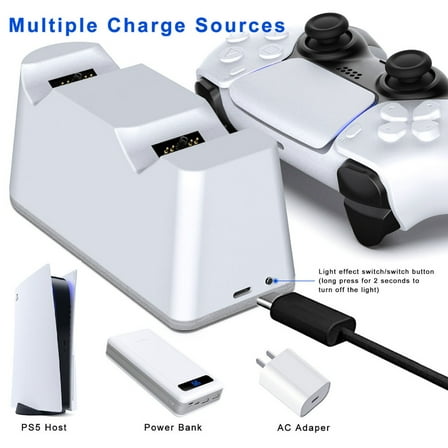 Cocobaby PS5 Controller Charger Station Playstation 5 Dualsense Charging Station Dock