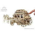 thumbnail image 3 of Ugear Stagecoach 3D Wooden Puzzle, 3 of 6