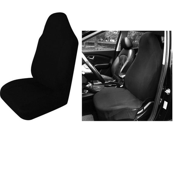 MIPCASE Black Fabric Auto Seat Cover Breathable Universal Protector for Cars