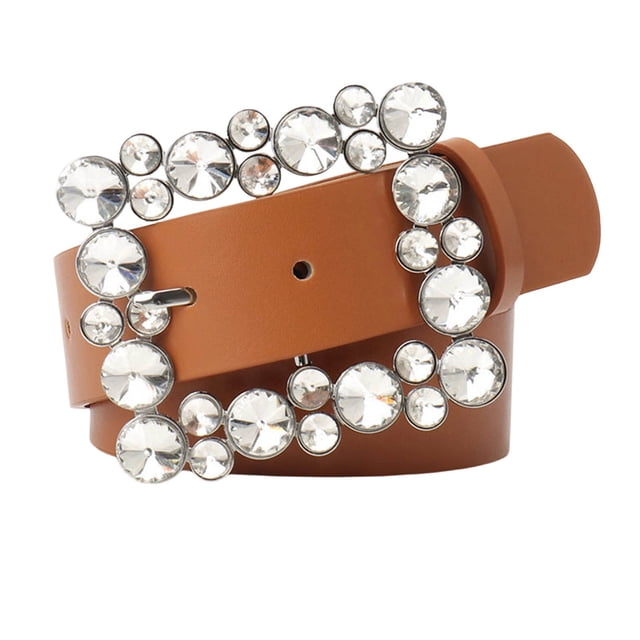 Contemporary Square Buckle Belt for Everyday Style Distinctive Fashion Accessory Versatile Wear for Dresses and Pants