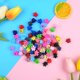 thumbnail image 3 of 100 pinzas para el pelo pequeñas para niñas pequeñas, accesorios para el cabello con flores, pasadores para niñas de la escuela, niños y adolescentes con 1000 cintas para el pelo desechables gratis, 3 of 5