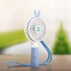 thumbnail image 5 of Manija del ventilador Ventilador de mano recargable USB Mini ventilador portátil Aire acondicionado Ventilador de enfriamiento silencioso PC Computadora portátil para oficina Hogar Viajes Camping-Azul, 5 of 5
