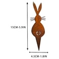 thumbnail image 6 of EUDIDV Easter Decor Easter Figurines 3PC Easter Bunny Metal Garden Art Decor Garden Crafts Ornament Garden Gifts Outdoor Decorations For Garden Easter Party Supplies, 6 of 7