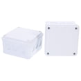 thumbnail image 2 of MasteelfCA 2pcs Electronic Project Box Dustproof Waterproof Junction Box with Reserved Holes, 2 of 7