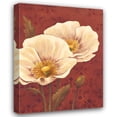 thumbnail image 1 of Ella Belamar 25x32 Gallery Wrapped Canvas Wall Art Titled - Poppies on Red, 1 of 4