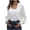 White, variant on Lovskoo Cardigan Sweaters for Women Irregular Hem Solid Color Warm Long Sleeve Cardigan Sweater Coat White