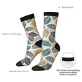 thumbnail image 4 of Pofeuu Vintage Leaves Print Crew Socks, Adult Running Hiking Socks for Youth and Adult, 4 of 6