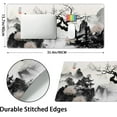 thumbnail image 2 of Japanese Cherry Blossom Anime Large Mouse Pad XXL Black White Sakura Tree Mountain Extended Large Desk Mat Big Desk Pad 90X40 CM Non-Slip Rubber Base Stitched Edge Long Mousepad,35.4 x 15.7 Inch, 2 of 14