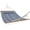 Blue/White Stripe, variant on Sunnydaze 2-Person Quilted Polyester Spreader Bar Hammock, 450 lb - Catalina Beach