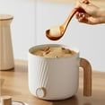 thumbnail image 3 of Personal Ramen Cooker,Electric Pot for Ramen, Portable Multifunctional Non-Stick Electric Pot, Compact Fast-Heating Mini Noodle Cooker for Quick Meals, Dorms, Offices, Travel & Kitchens (C-Gray), 3 of 7