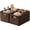 Brown, variant on GRANNY SAYS Wicker Storage Baskets for Shelves, Brown Wicker Baskets, 2Pack