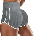 thumbnail image 2 of Abcnature Plus Size Shorts, Womens Athletic Shorts, Women Basic Slip Bike Shorts, Compression Workout Leggings Yoga Shorts, Comfy Beach Shorts, Yoga Pants, Cycling Sport Shorts Gray M, 2 of 6