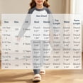 thumbnail image 2 of Cethrio Girls Pajama Sets, Fall Winter Color-blocking 2 PC Long Sleeve Thermal Underwear Sets Size 5-6 Years Gray, 2 of 8