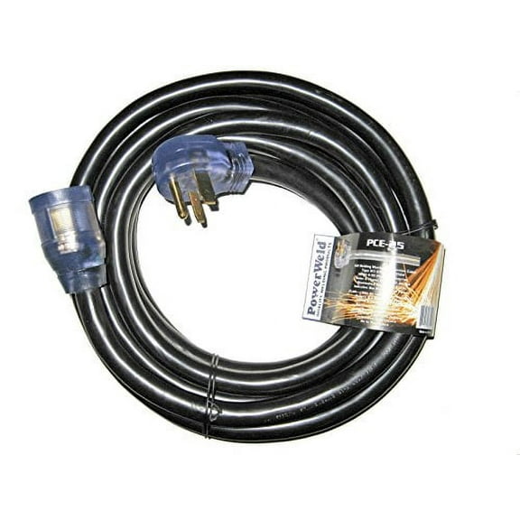 PowerWeld PCE-50 8/3 Type STW 250V Welder Power Cable Extension