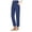 Blue, variant on Breezora Women's High Silky Soft Pull On Comfort Pants Wide Leg Loose Fit Elastic Waist Breathable Lightweight Summer Daily Wear With Pockets