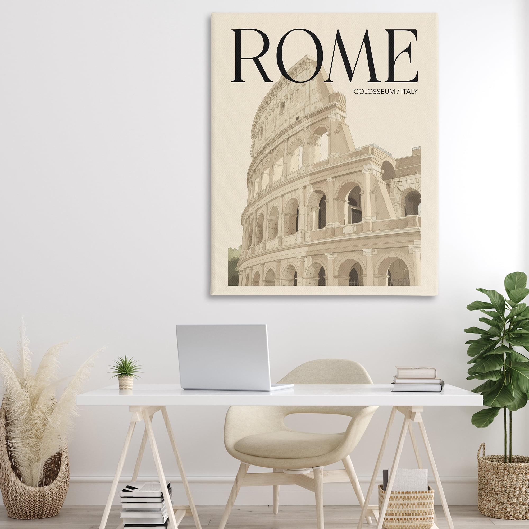 Stupell Industries Vintage Rome Colosseum Canvas Wall Art, design by Andreas Magnusson