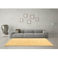 thumbnail image 3 of Ahgly Company Indoor Round Solid Brown Modern Area Rugs, 6' Round, 3 of 4