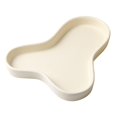 thumbnail image 1 of Bandeja de almacenamiento decorativa de cerámica, bandeja para servir, bandeja de tocador, plato de joyería para Beige, 1 of 3