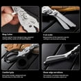 thumbnail image 5 of Emergency Response Shears, Stainless Steel Foldable Scissors Pliers, Outdoor Camping Rescue Scissors Tools, 5 of 8