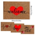 thumbnail image 3 of 16" x 24" Coir Valentines Day Rugs Valentines Outdoor Rug Valentines Mat Valentines Door Mat Outdoor Valentines Decorations Valentine Door Mat Valentines Day Door Mat, 3 of 8
