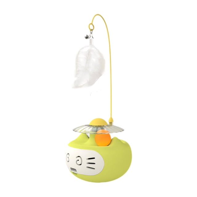 Juguete interactivo para mascotas, juguete para gatos Verde