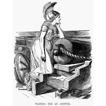 Civil War Cartoon 1861 Nbritannia Waits For A Response To Her Protest To The United States Government Over The Removal Of Confederate Commissioners To England And France From The British Mail (Best Over The Counter Wart Removal Products)