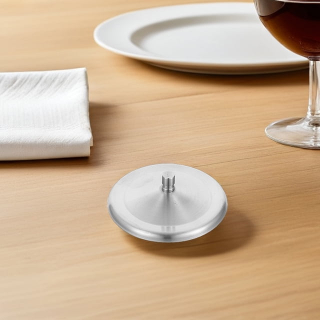 unbranded 4Ud Redonda Para Tazas Cubierta De Acero Inoxidable Para Té Y Café