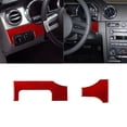 thumbnail image 3 of Real Bright Soft Car Interior Carbon Fiber Sticker Decoration15Pcs Red Carbon Fiber Full Interior Kit Cover For Ford Mustang 2005-2009Auto Car Protection Interior Accessories, 3 of 8