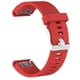 thumbnail image 4 of 1 Pieza de Correa Cinta Muñequera de Silicona Fenix ​​5S Recambios para Reloj Inteligente rojo Hugo Muñequera de silicona, 4 of 8